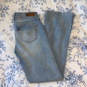 Levi’s Low Rise Bootcut Skinny Jeans